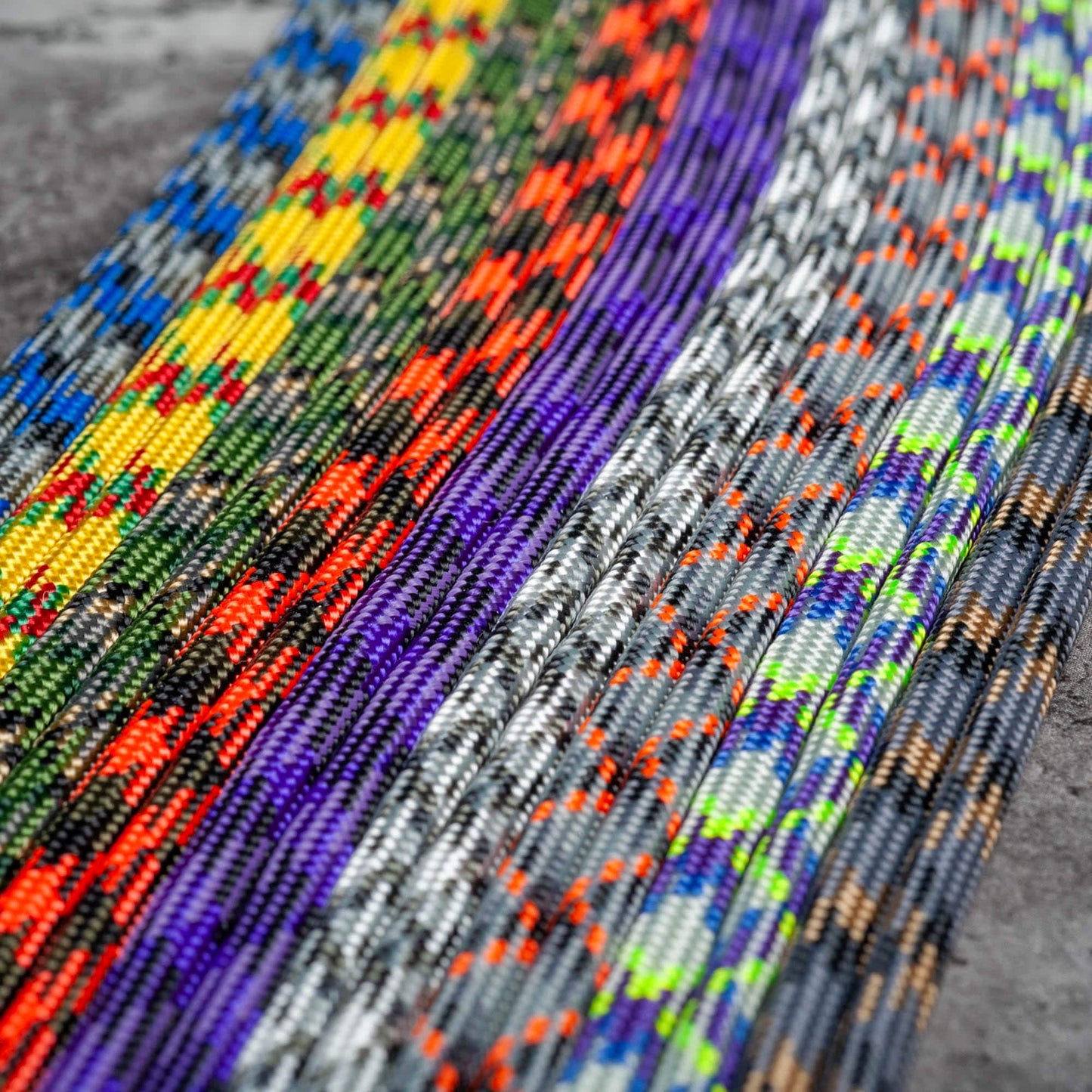 Minimal Paracord ID Lanyard | Camo Collection | Breakaway Clasp | Black or Silver Carabiner | ID Holder Included