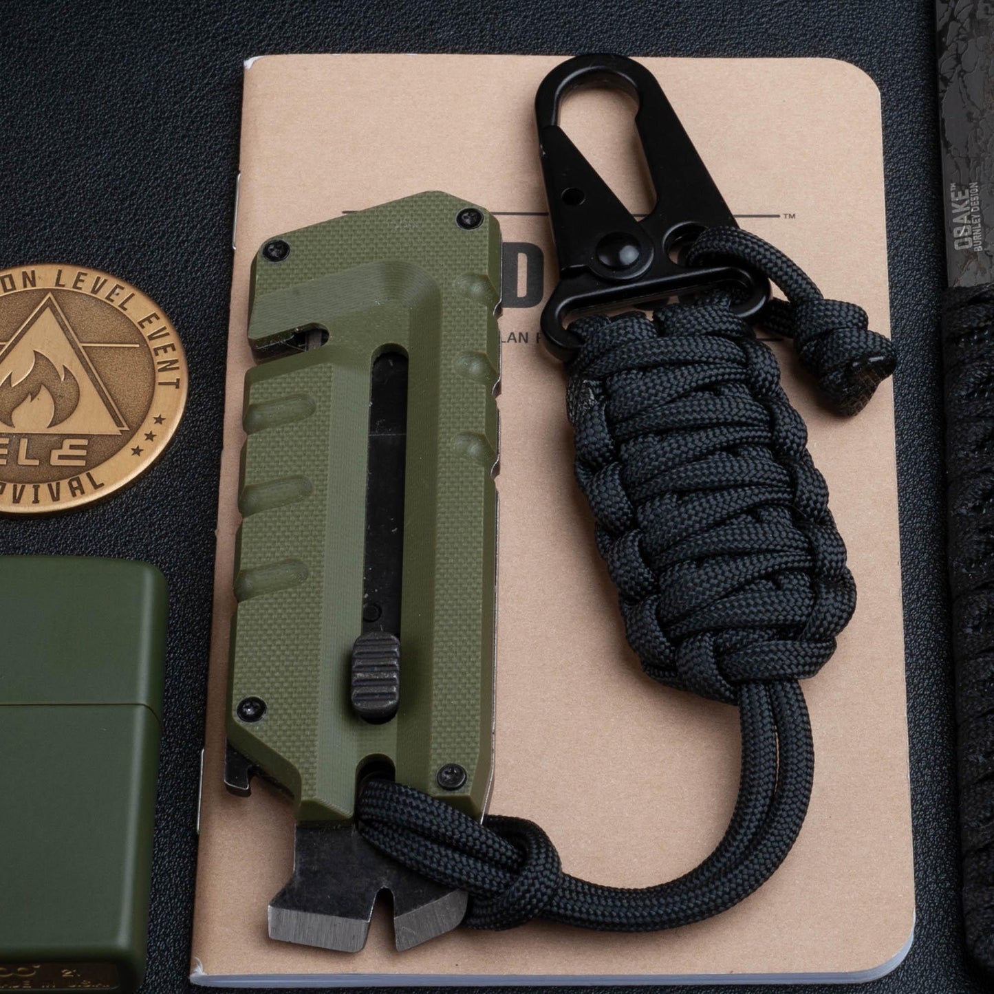Tactical EDC Paracord HK Hook Lanyard
