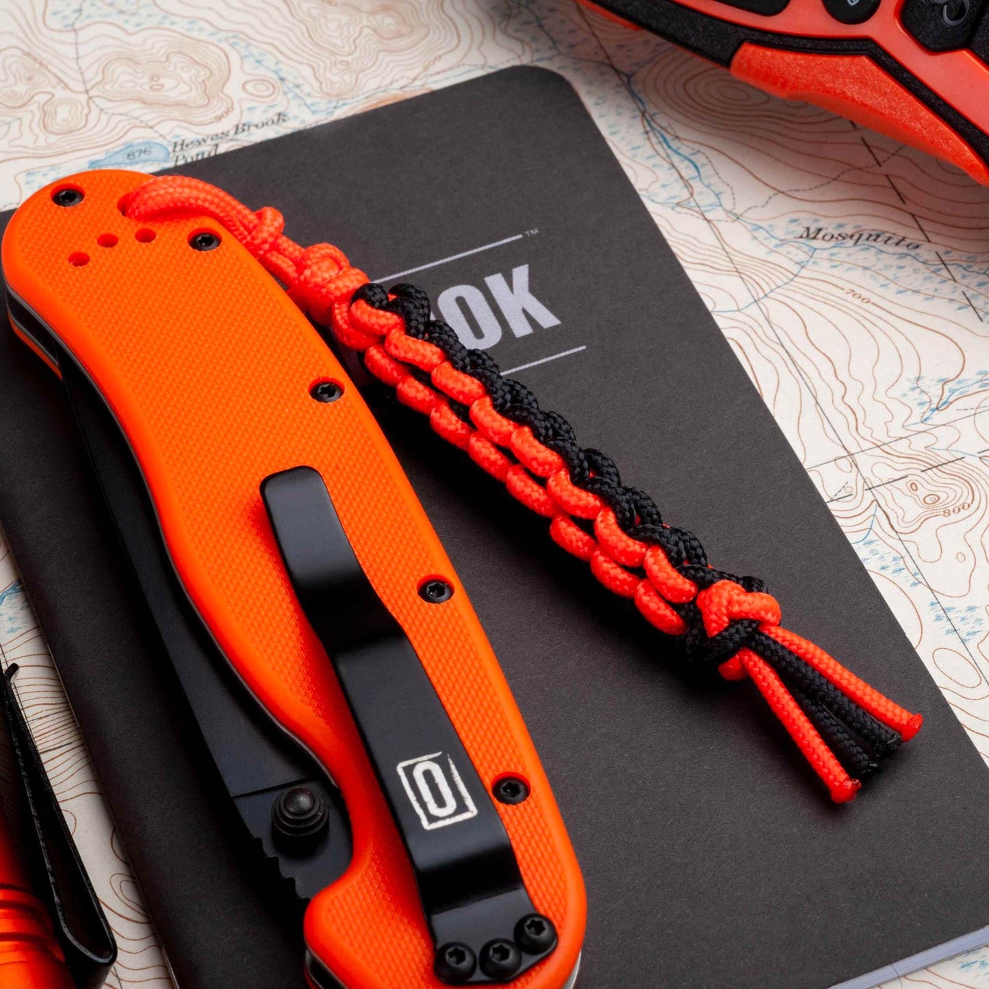 Two Color 275 Paracord Square Knot Knife Lanyard | Choose From 50 Colors