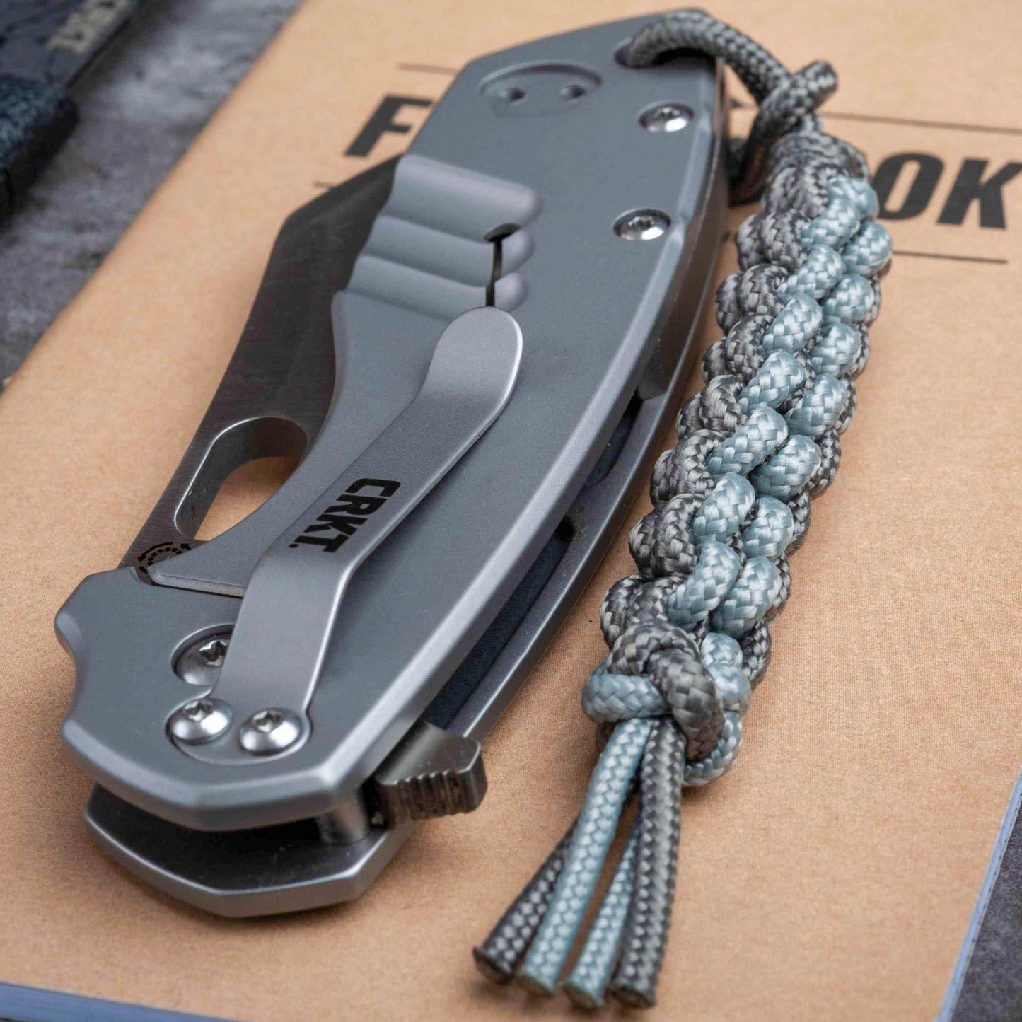 Two Color 275 Paracord Square Knot Knife Lanyard | Choose From 50 Colors