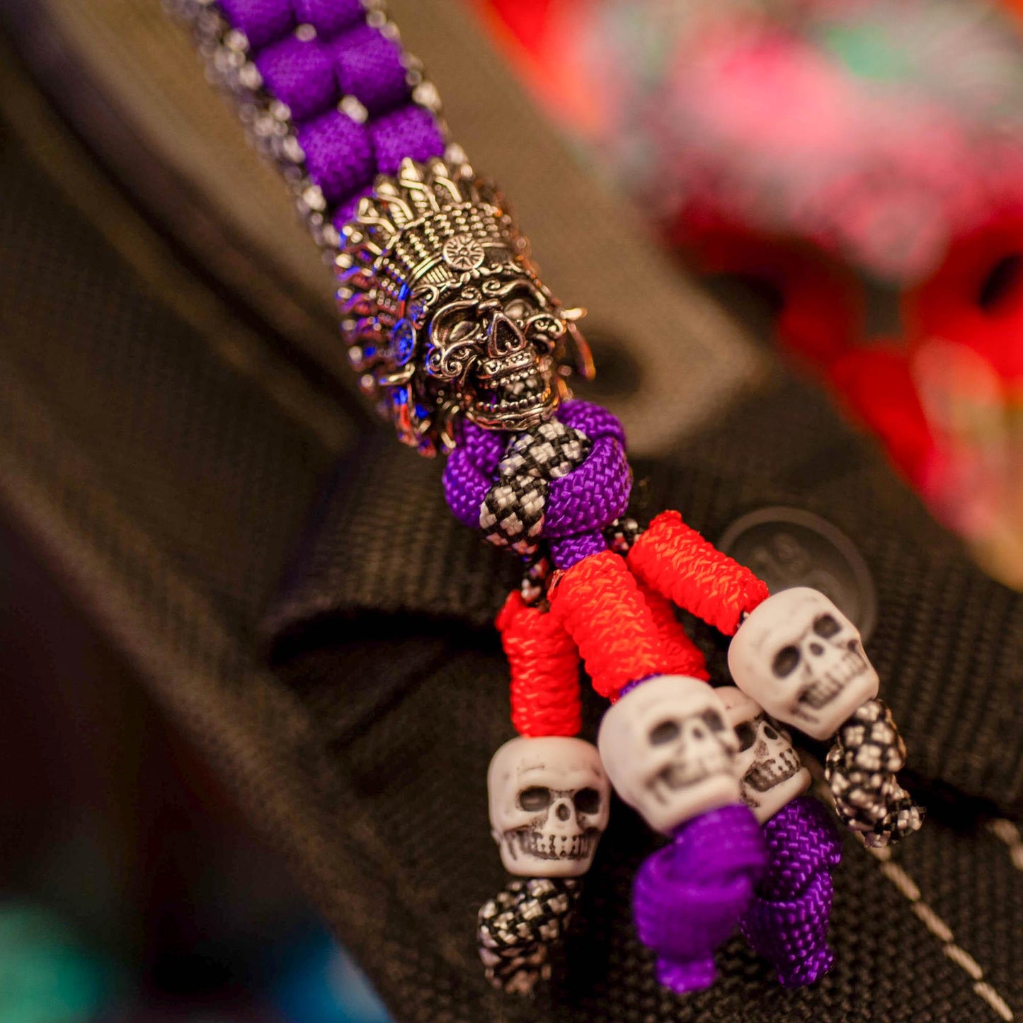 Day of the Dead | el Día de los Muertos Paracord Knife Lanyard