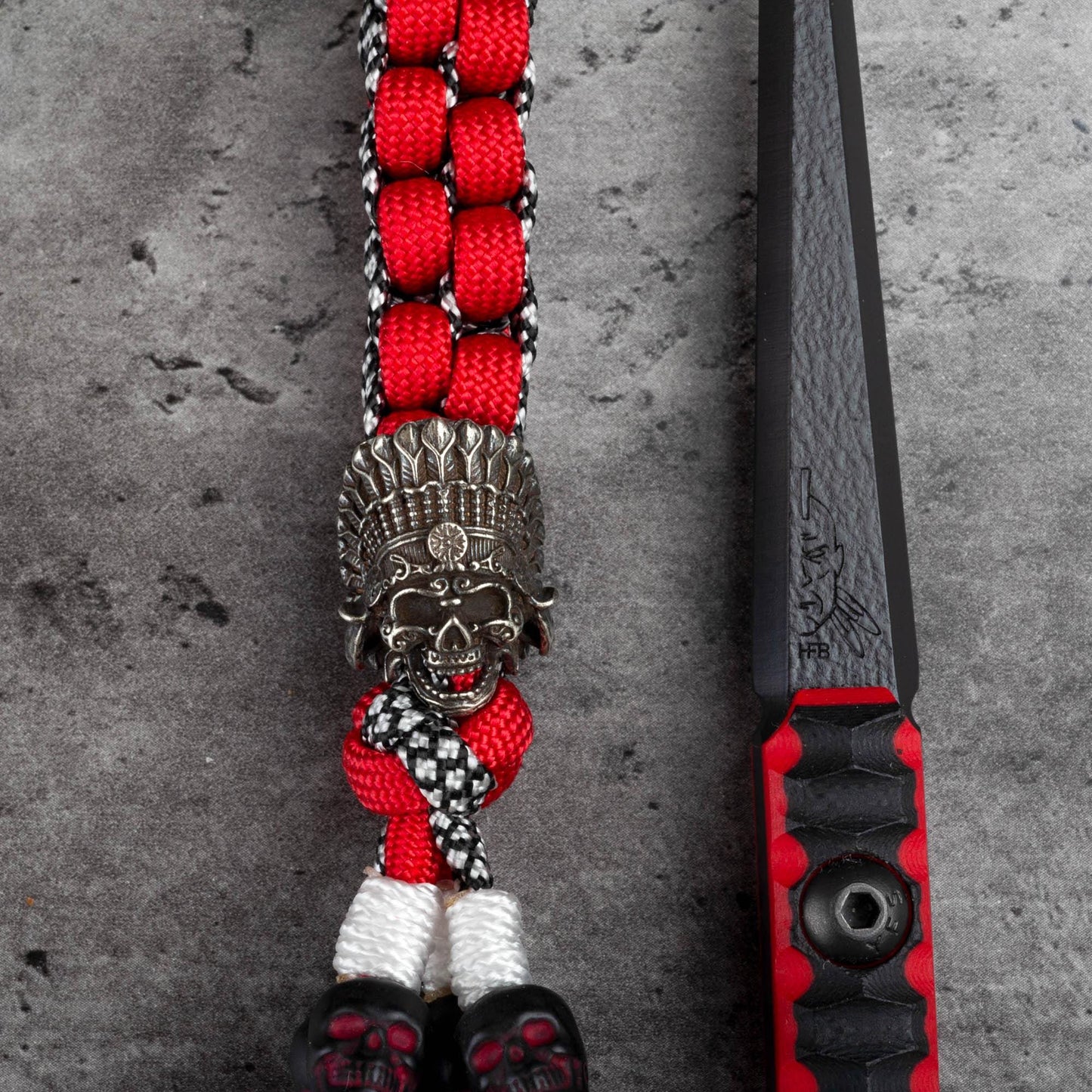 Shadow Warrior Indian Chief Knife Lanyard