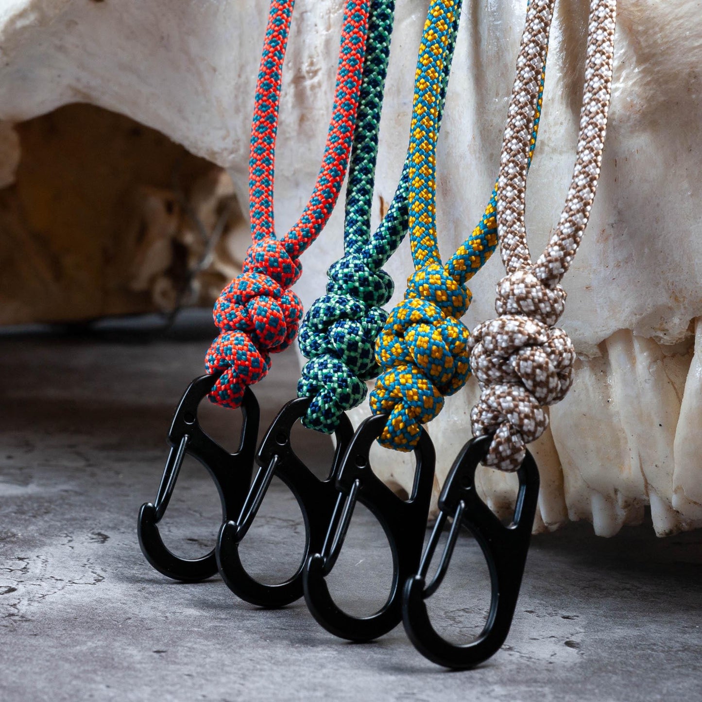 Minimal Paracord ID Lanyard | 35 Diamond Collection Colors | Breakaway Clasp & Badge Holder | Customizable Length | Handmade USA Made