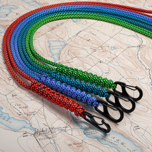 Rounded Paracord ID Lanyard | 35 Diamond Collection Colors | Breakaway Clasp & Badge Holder | Customizable Length | Handmade USA Made