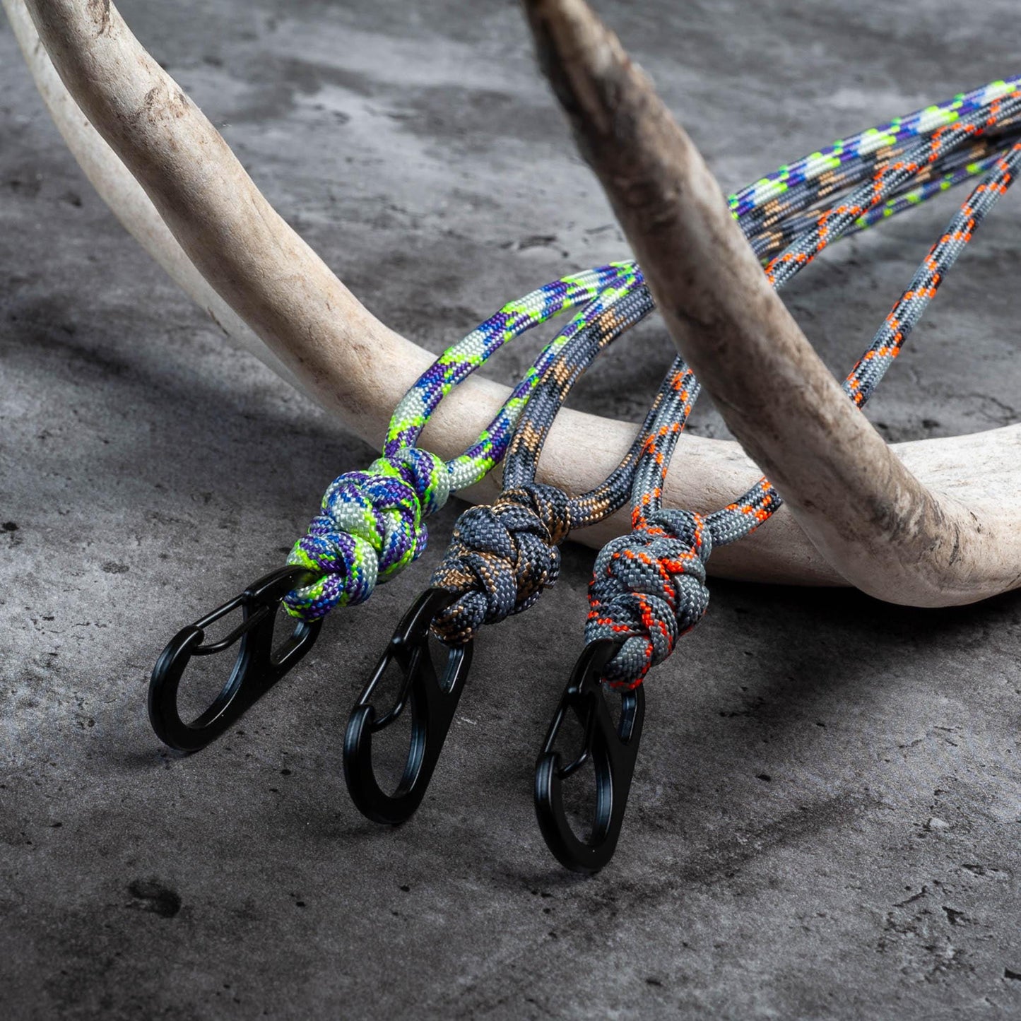 Minimal Paracord ID Lanyard | Camo Collection | Breakaway Clasp | Black or Silver Carabiner | ID Holder Included