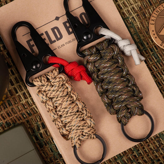 HK Hook EDC Survival Paracord Keychain