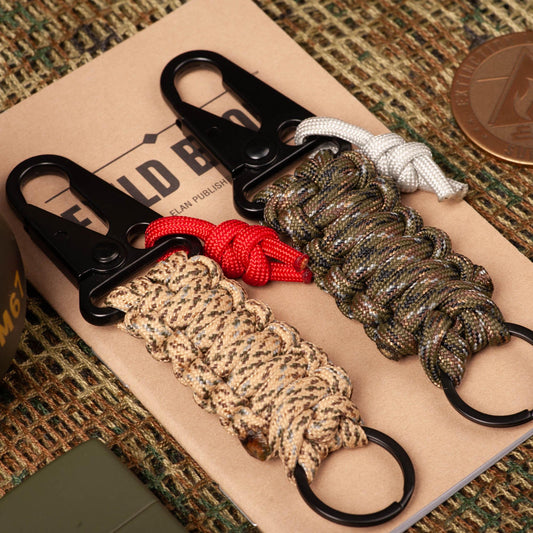 HK Hook EDC Survival Paracord Keychain