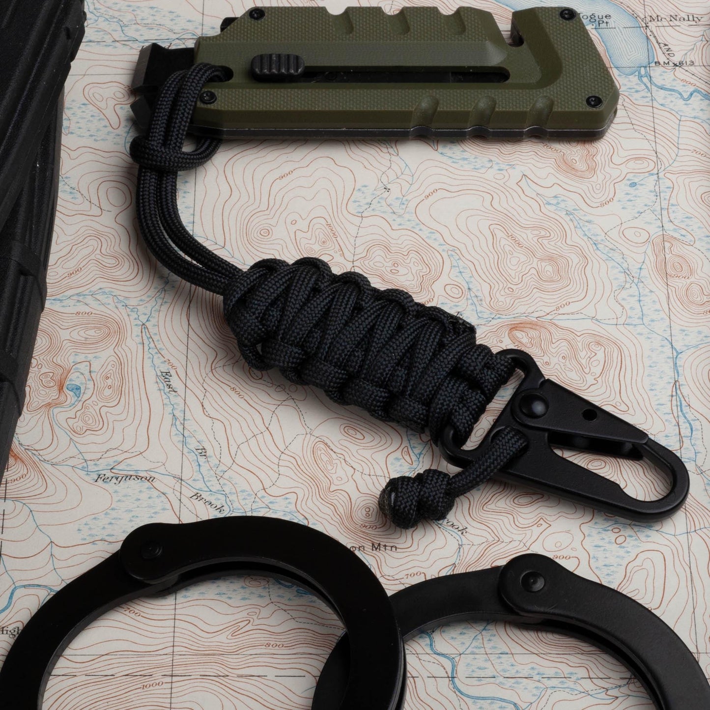 Tactical EDC Paracord HK Hook Lanyard