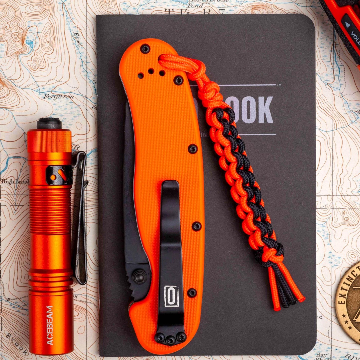 Two Color 275 Paracord Square Knot Knife Lanyard | Choose From 50 Colors