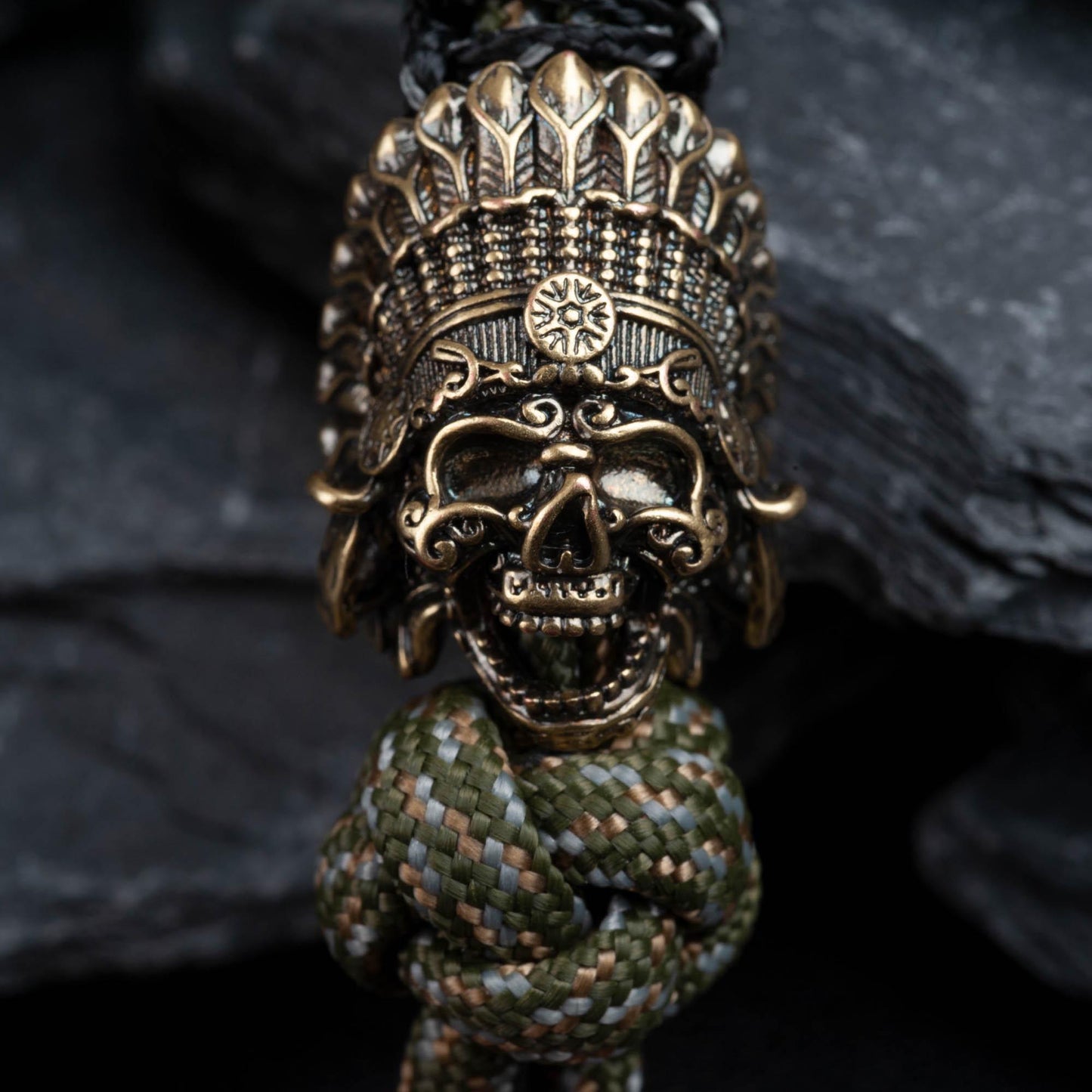 Aztec Warrior Knife Lanyard