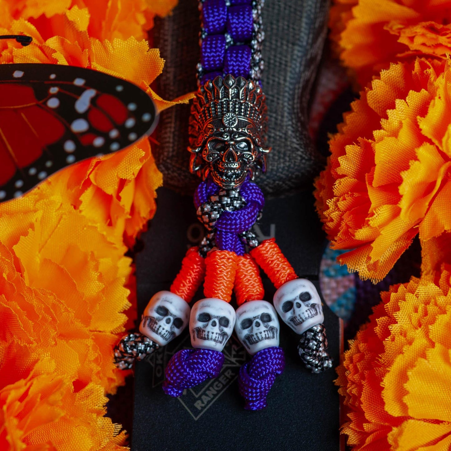 Day of the Dead | el Día de los Muertos Paracord Knife Lanyard