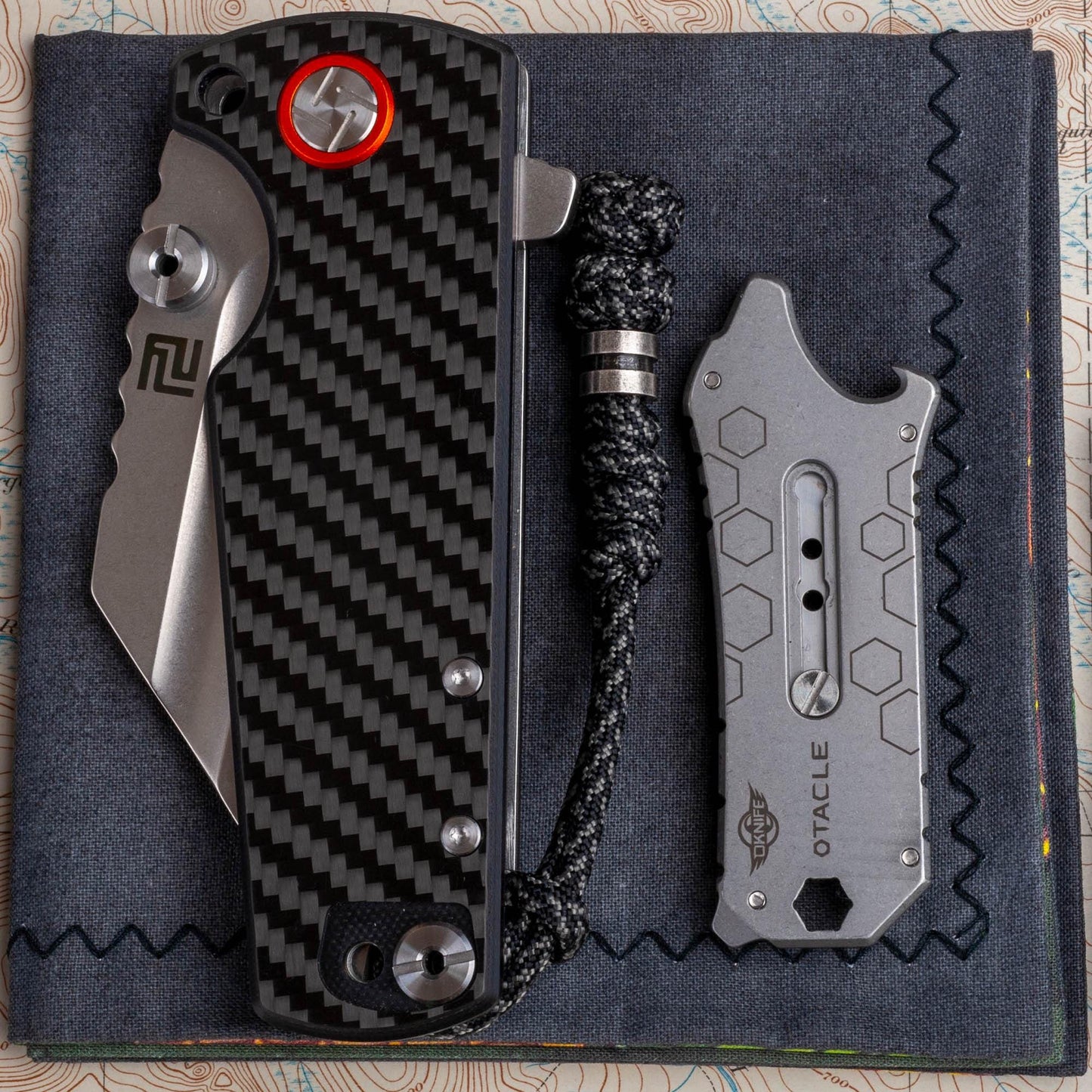 EDC Paracord Knife Lanyard With A Silver Bead | Choose From 105 Colors and 2 Bead Styles