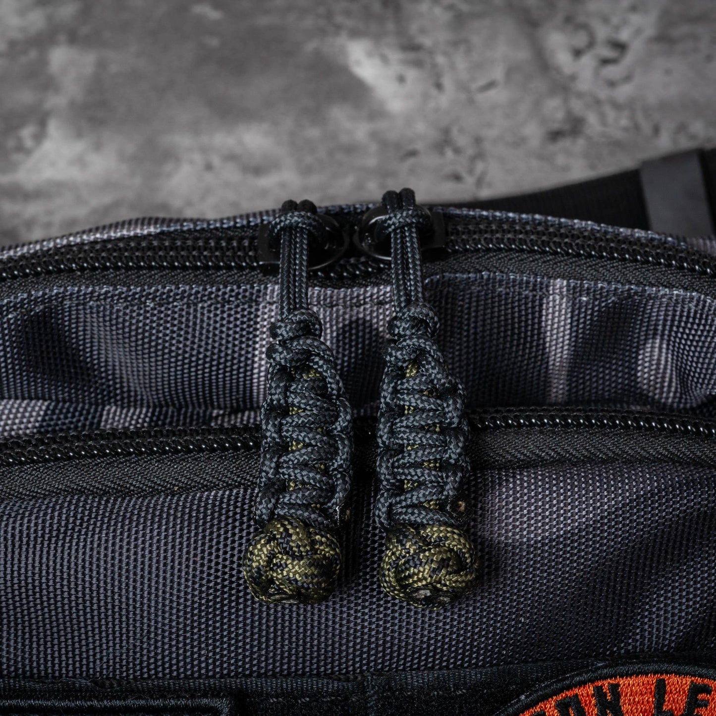 275 Paracord Hybrid Zipper Pulls With 550 Paracord Center (6 Pack) | Choose From Over 100 Paracord Colors