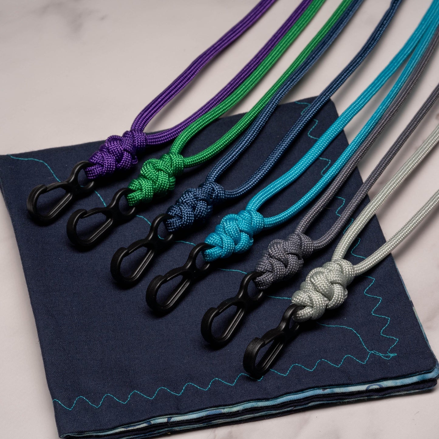 Non Ferrous MRI Safe Minimal Paracord ID Lanyard | Breakaway Clasp & Badge Holder | Customizable Length | 70 Colors | Handmade USA Made