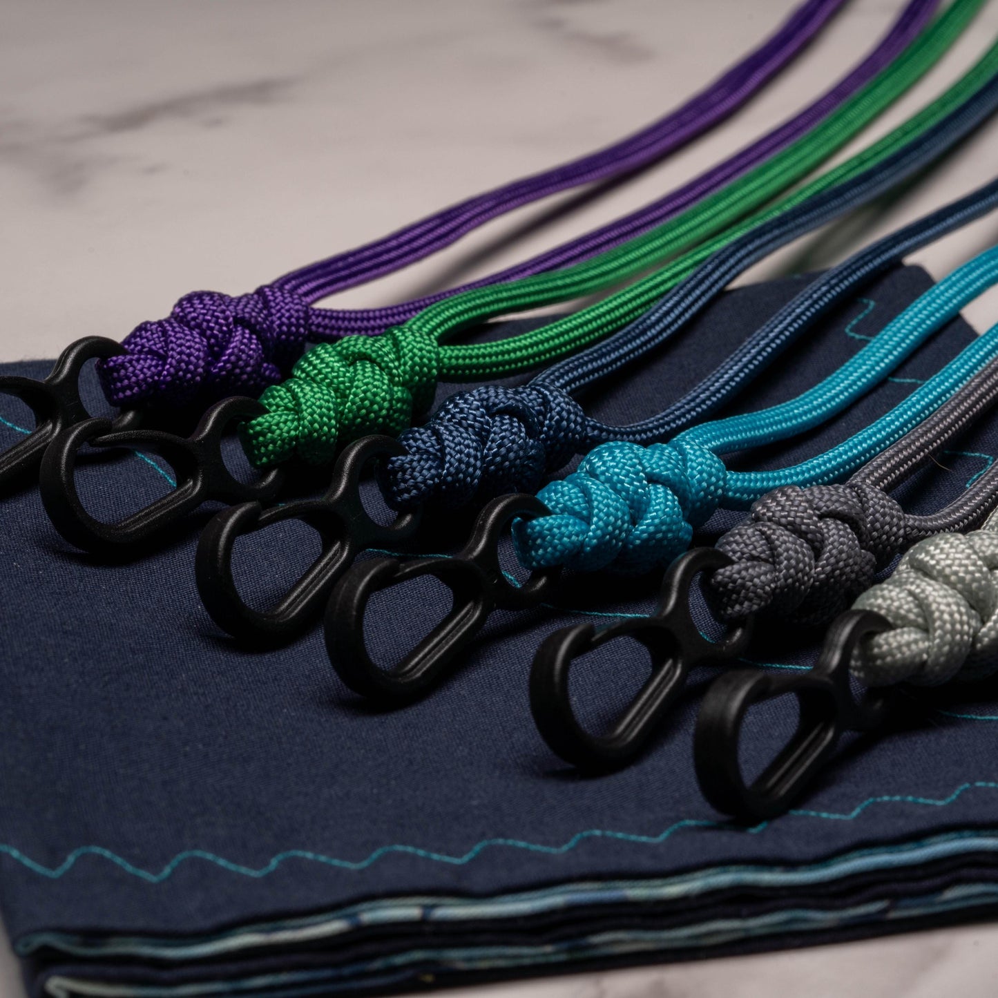 Non Ferrous MRI Safe Minimal Paracord ID Lanyard | Breakaway Clasp & Badge Holder | Customizable Length | 70 Colors | Handmade USA Made