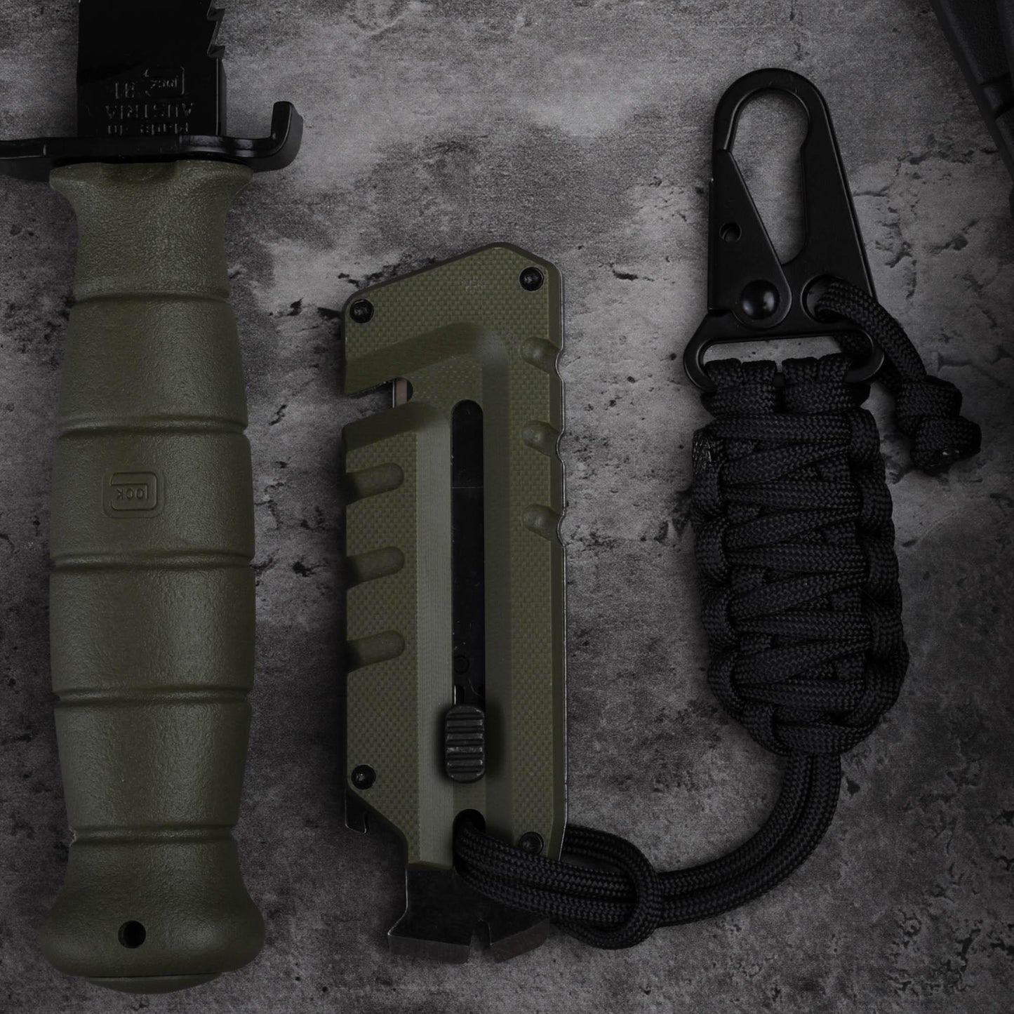 Tactical EDC Paracord HK Hook Lanyard