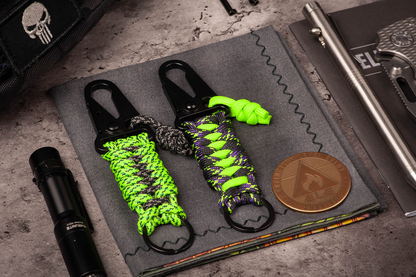 Buy Handfly Outdoor Survival EDC Hook Rope Cutter Keychain Tool Parachute  Cord F Rescue Survival Gear Online at desertcartCayman Islands