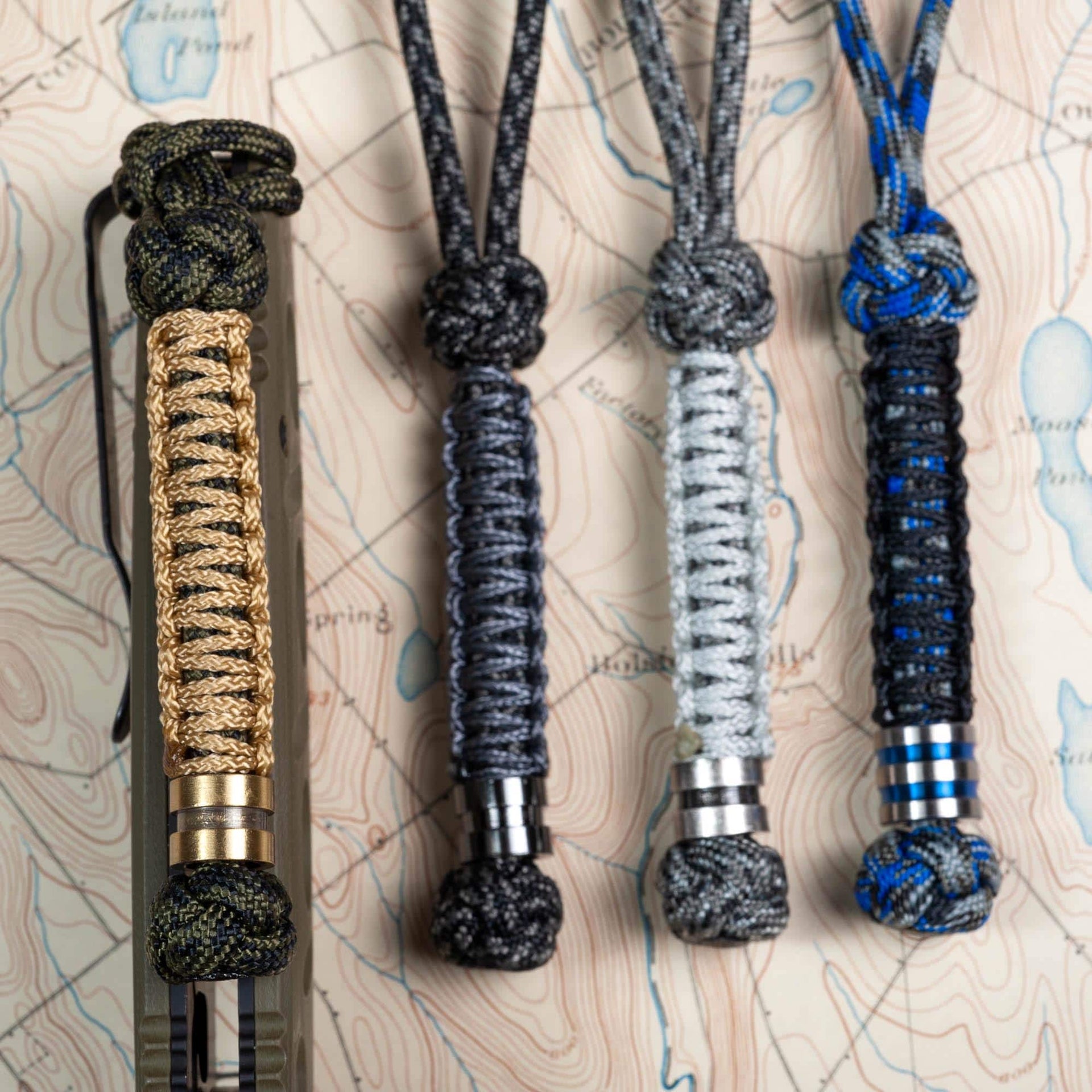 Customizable Paracord Knife Lanyard Choose From Over 100 Cord