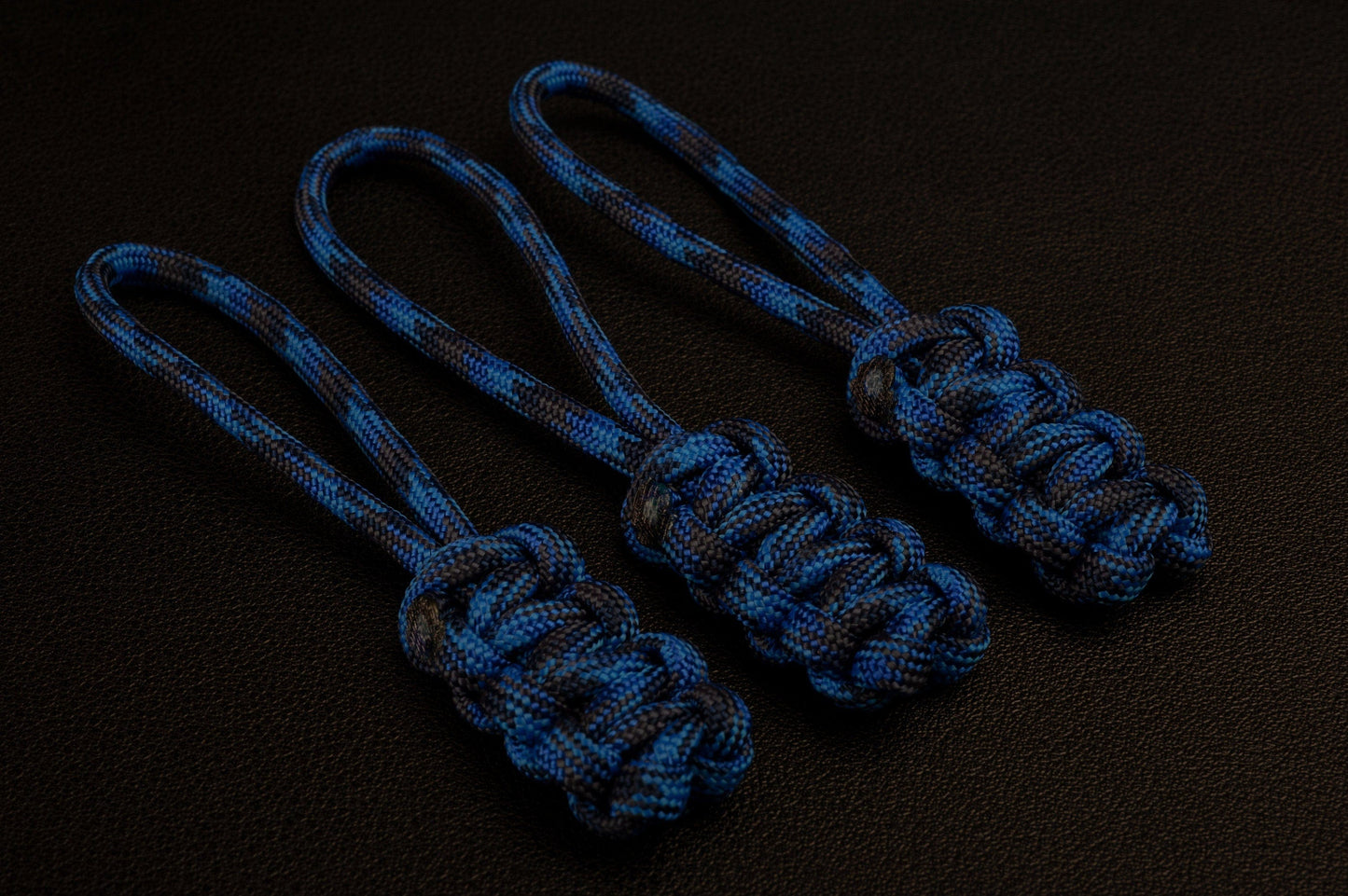 Snake Knot Paracord Zipper Pulls (3-Pack or 6-Pack)