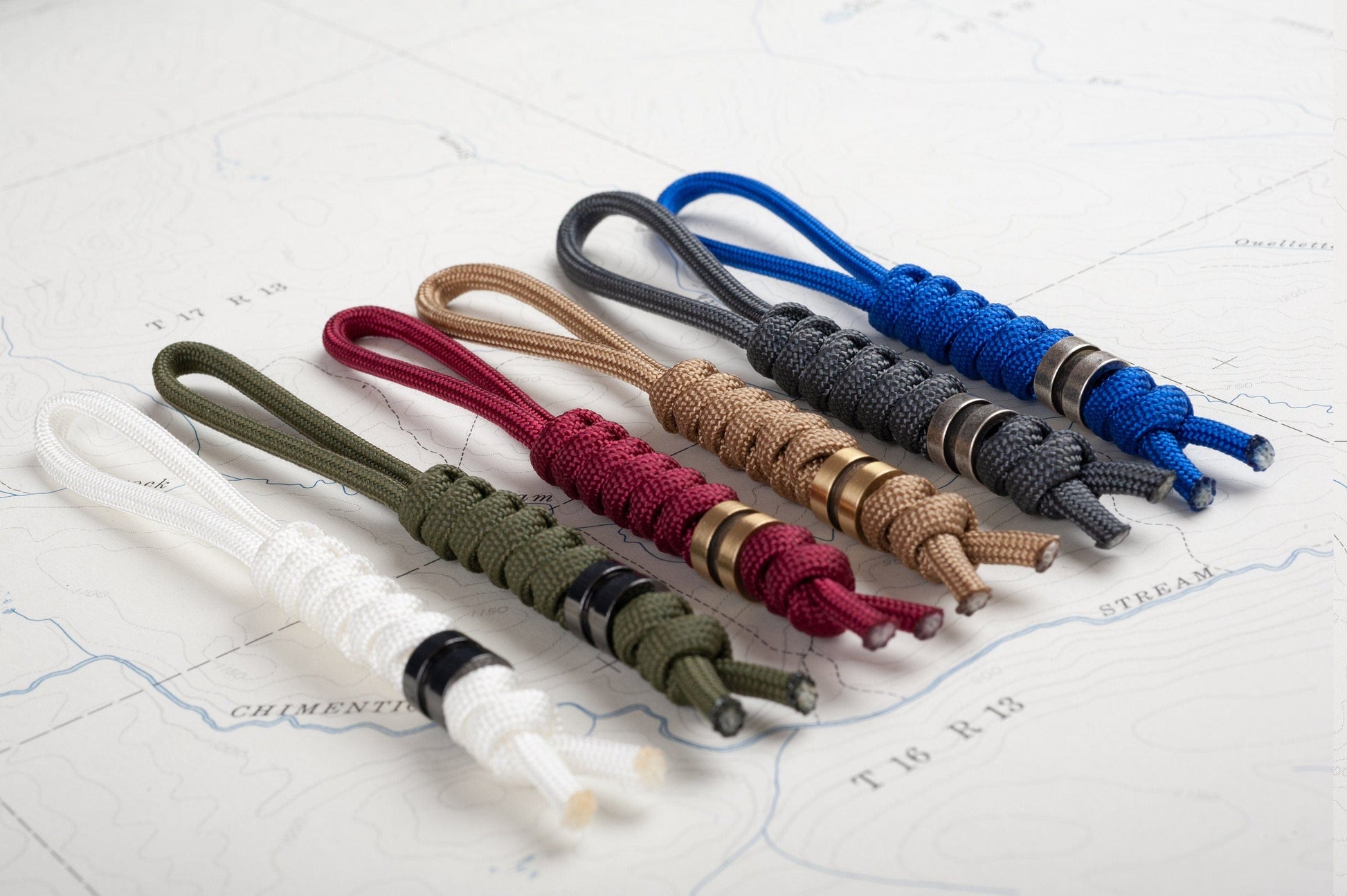 Paracord Knife Lanyard | Choose From 105 Cord Colors and 5 Beads
