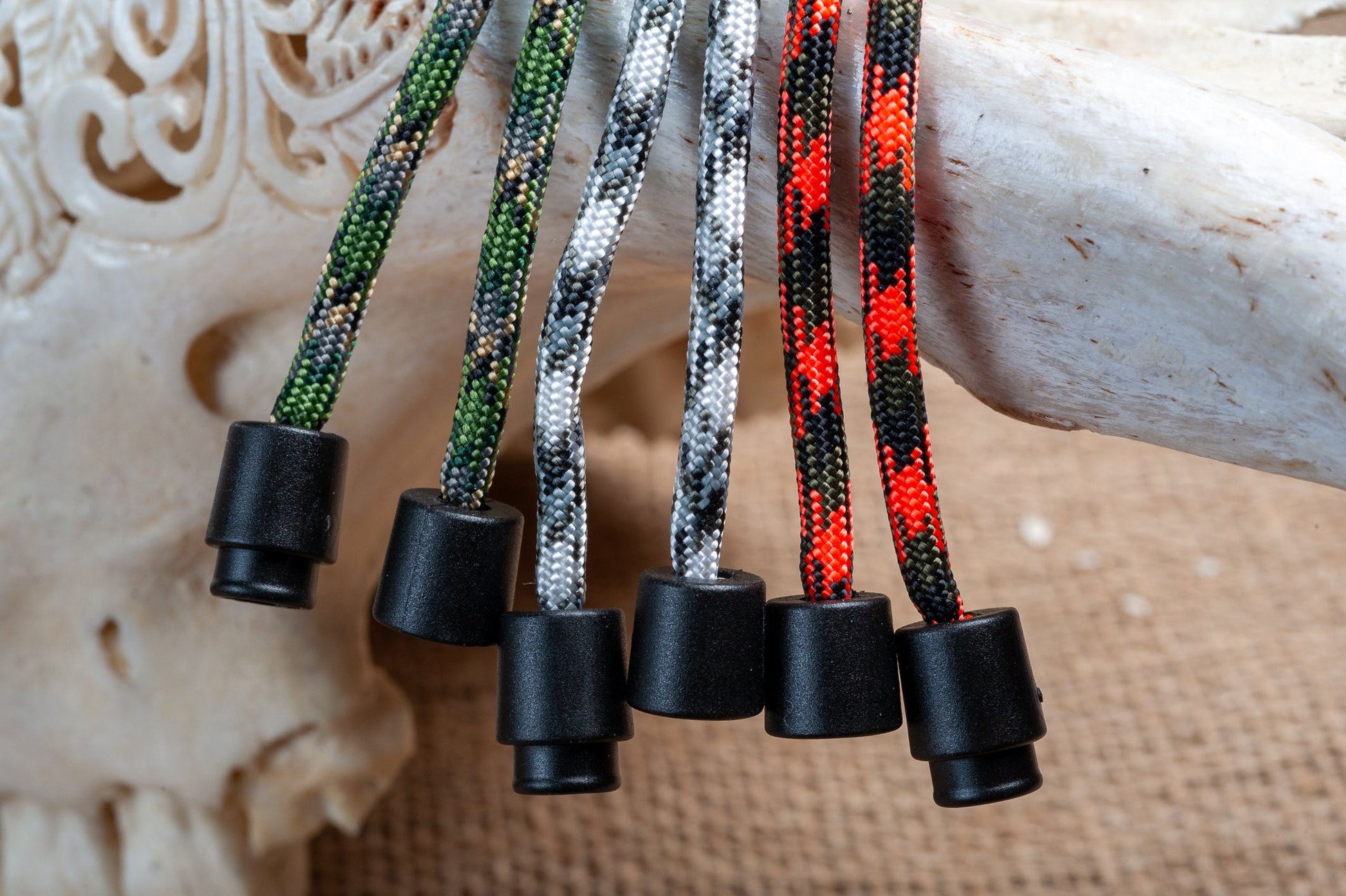 HK Hook Paracord Neck Lanyard With Choice of 5 Beads | Breakaway Clasp | Camo Collection